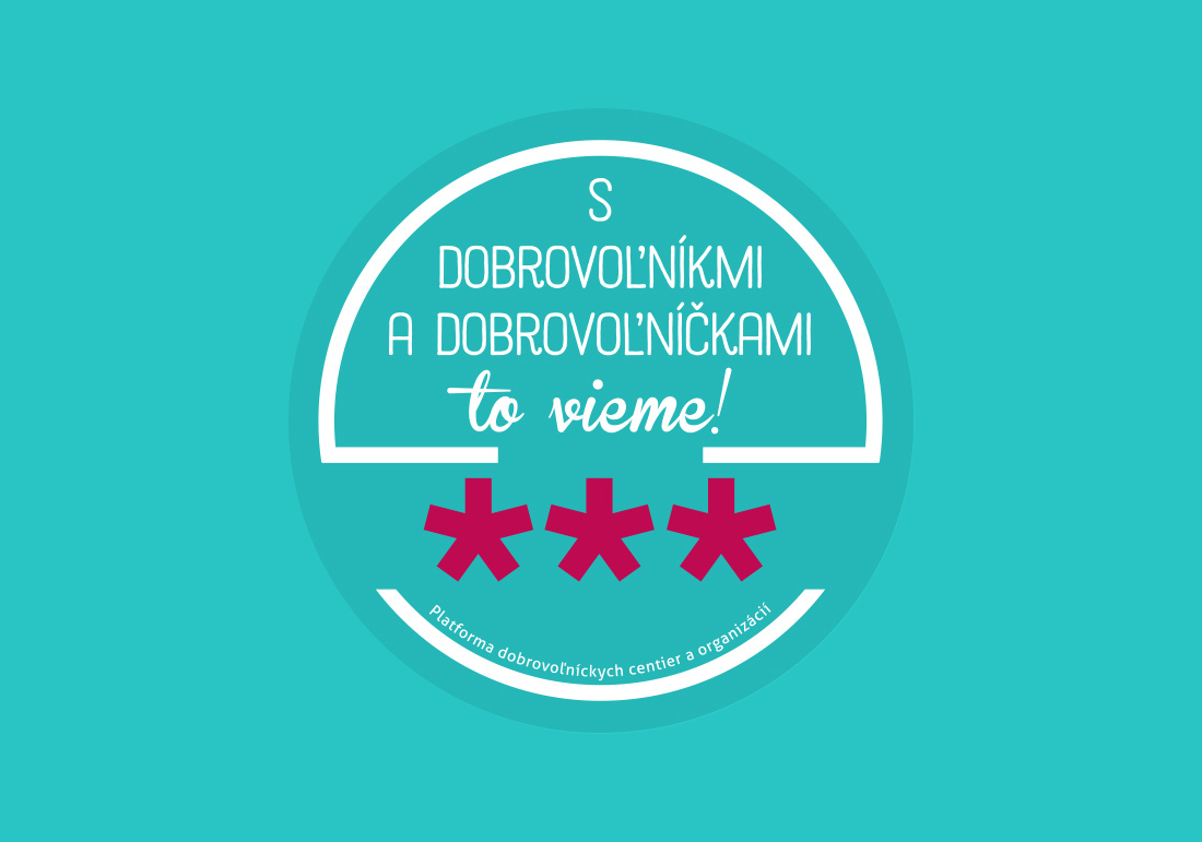 Naše dobrovoľníctvo má 3 hviezdičky