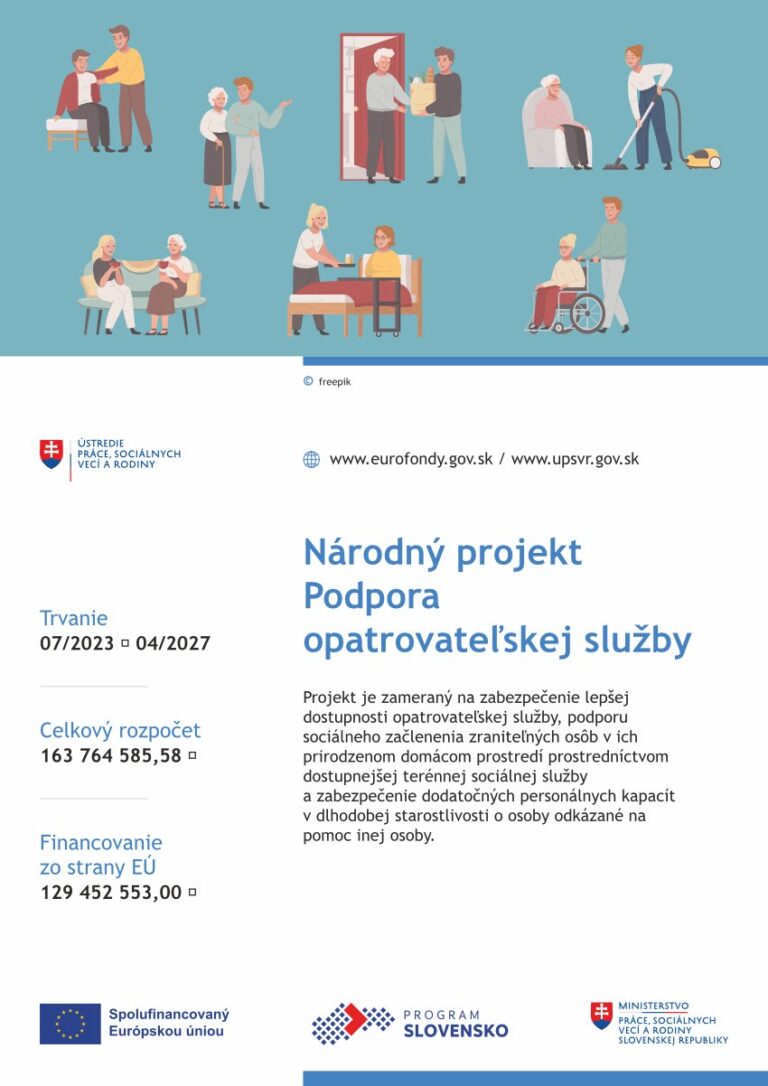 Opatrovateľka pri klientke v domácom prostredí